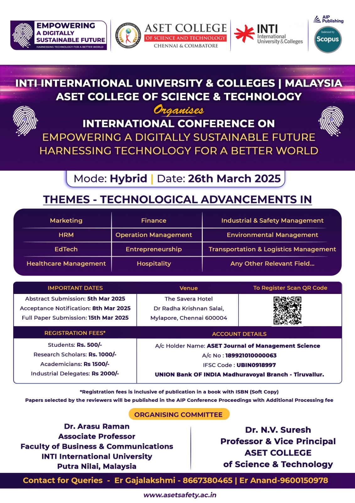 International Conference on Empowering a Digitally Sustainable Future: Harnessing Technology for a Better World 2025